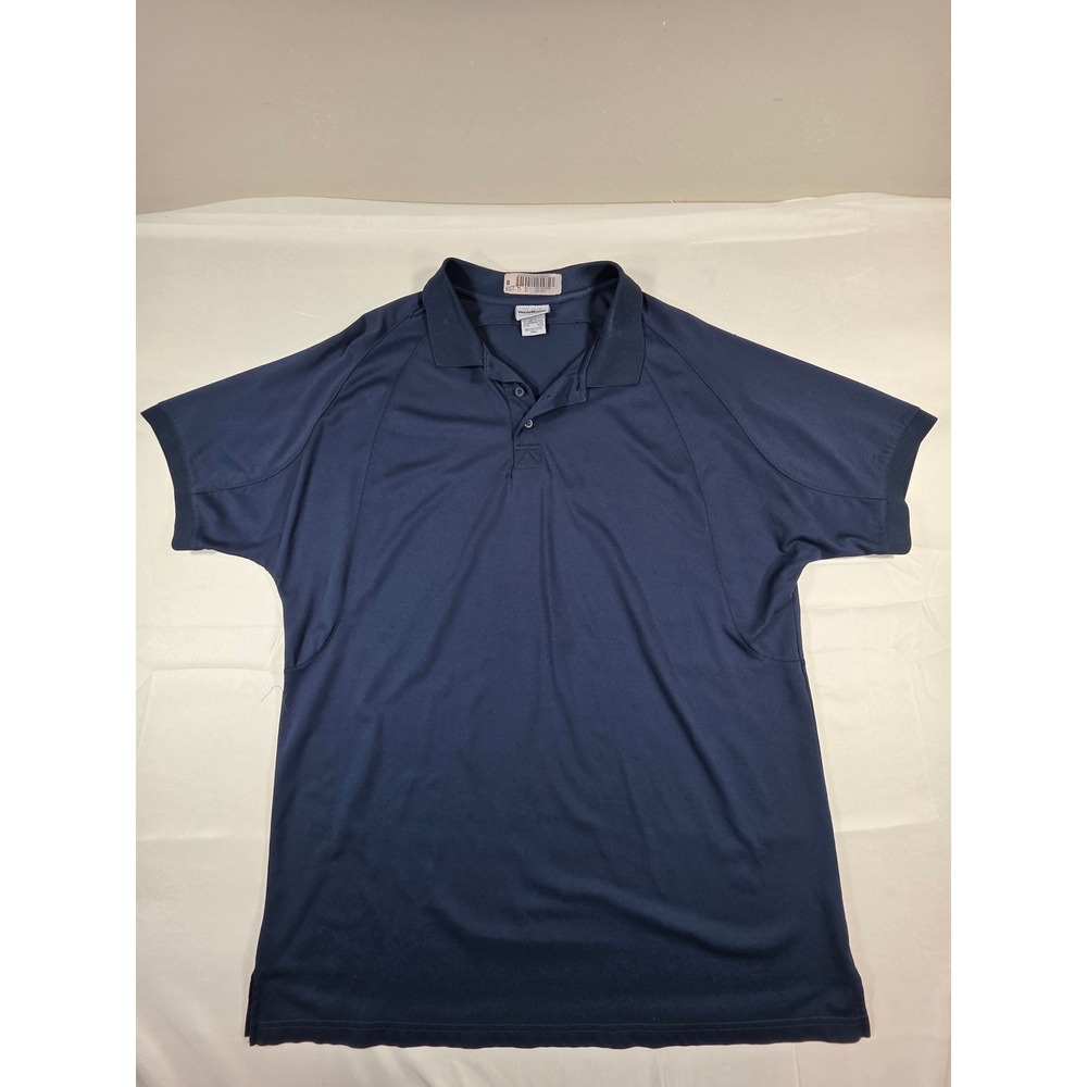 WearGuard Mens Navy Blue Short Sleeve Pique Polo Shirt Aramark 1XLL 651724